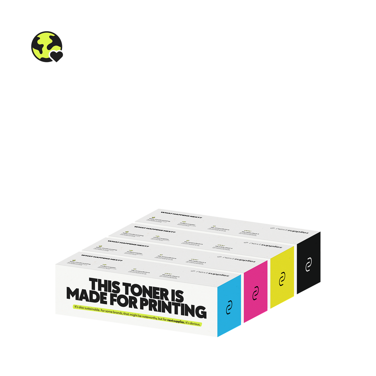Multipack Oki C610 (Zwart/Cyaan/Magenta/Geel). Originele toners, remanufactured.-Nextsupplies