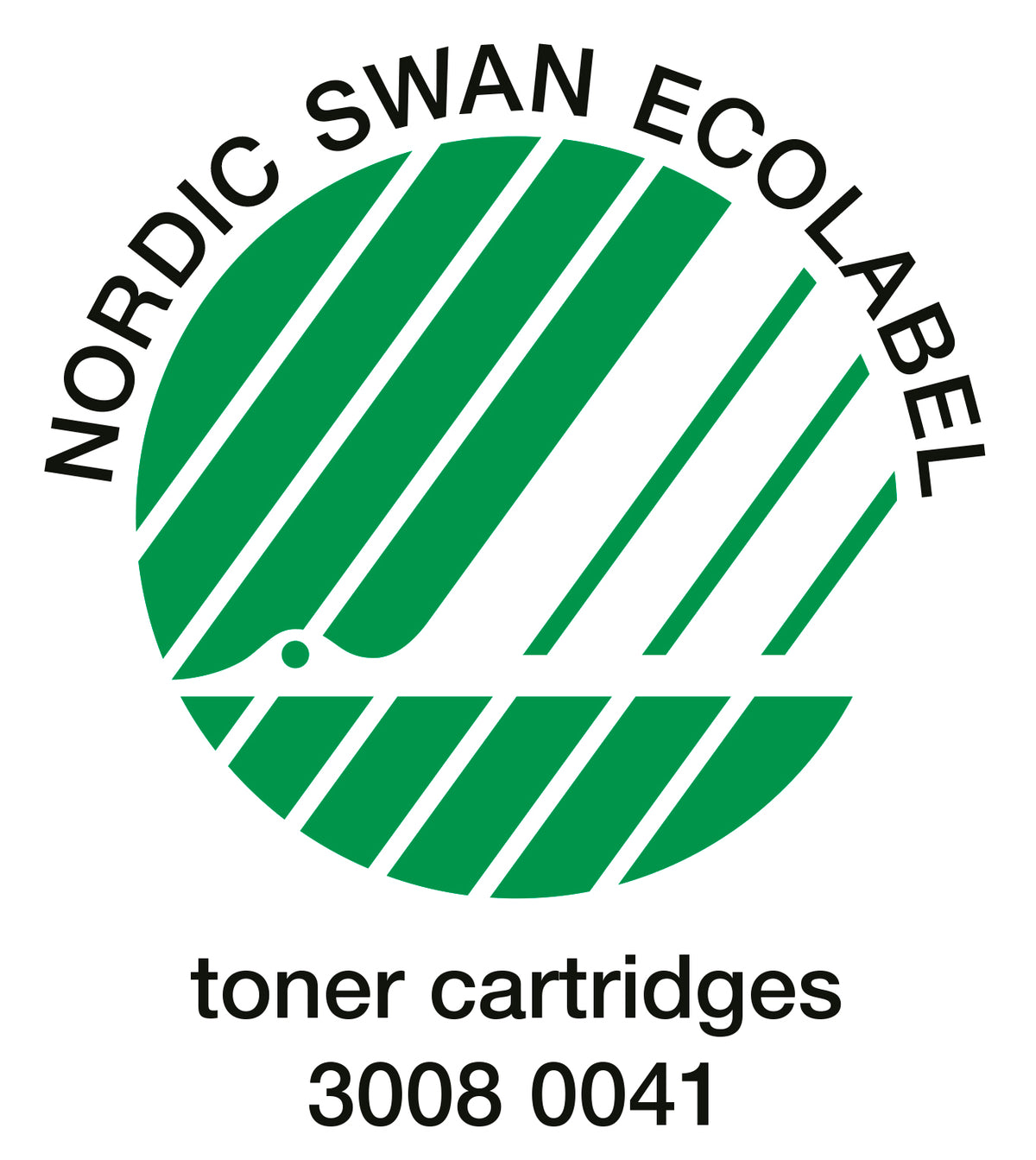Nordic Swan Ecolabel logo for toner cartridges