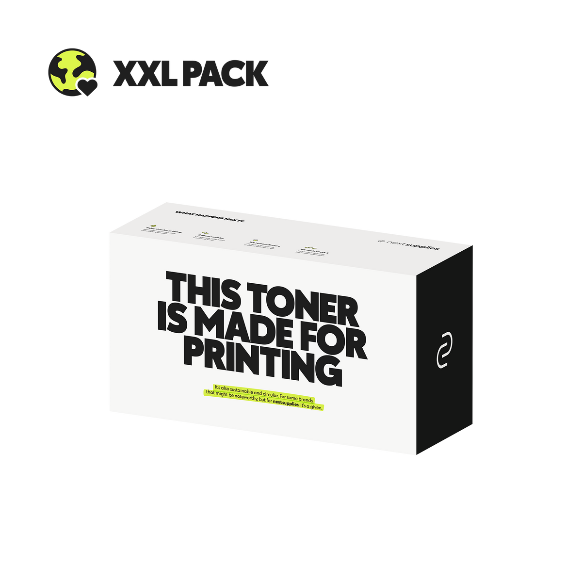 HP W1106A / 106A (Black). Originele toner, remanufactured.-Nextsupplies