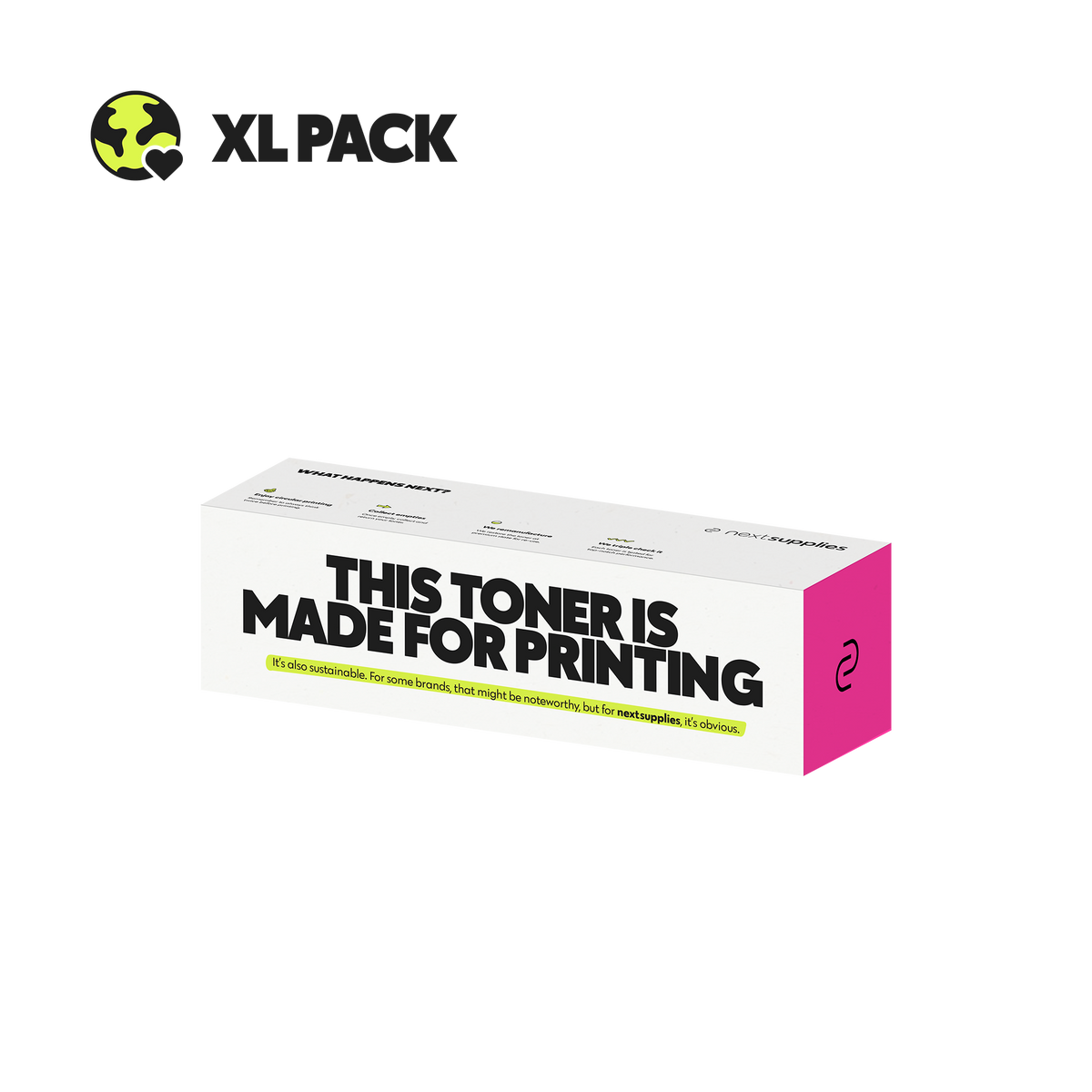 Lexmark 80C2HM0 / 802MK (Magenta). Originele toner, remanufactured.-Nextsupplies