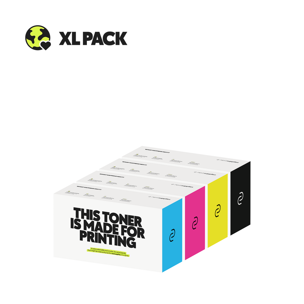 Multipack Canon 055H (Zwart/Cyaan/Magenta/Geel). Originele toners, remanufactured.-Nextsupplies