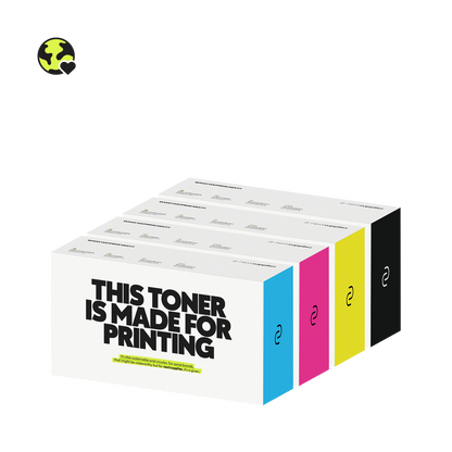 Multipack HP 124A (Zwart/Cyaan/Magenta/Geel). Originele toners, remanufactured.-Nextsupplies