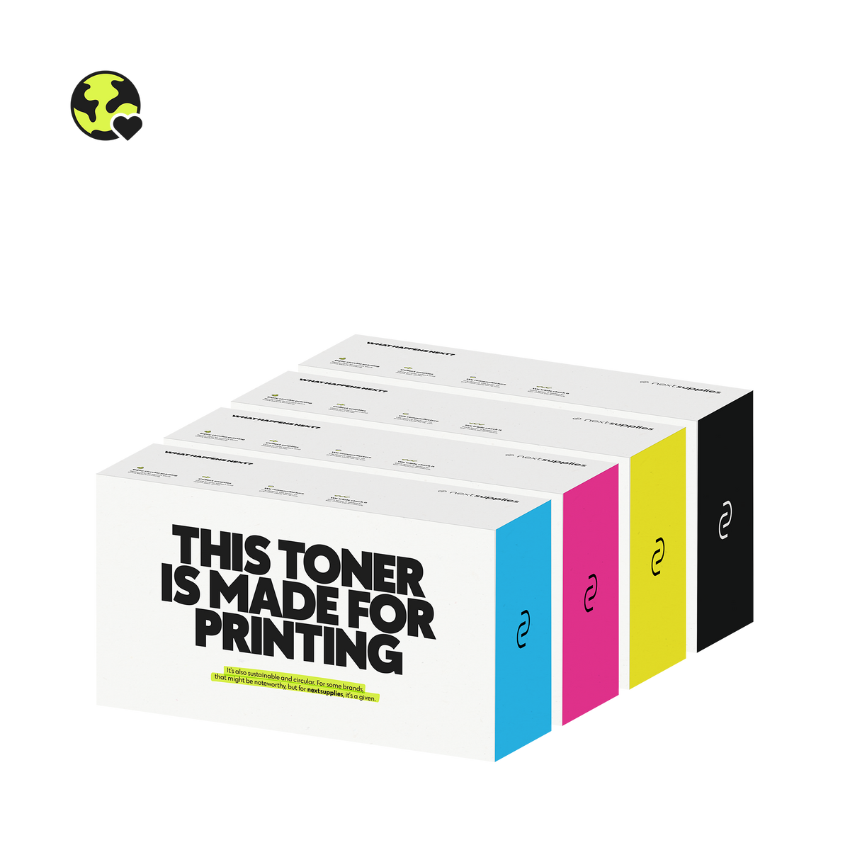 Multipack Kyocera TK-150 (Zwart/Cyaan/Magenta/Geel). Originele toners, remanufactured.-Nextsupplies