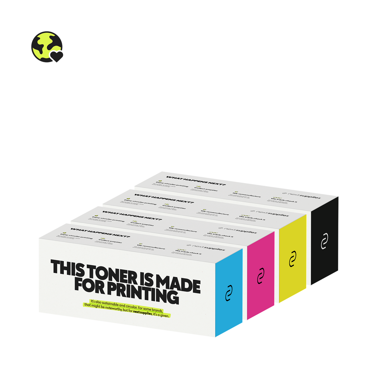 Multipack Kyocera TK-580 (Zwart/Cyaan/Magenta/Geel). Originele toners, remanufactured.-Nextsupplies