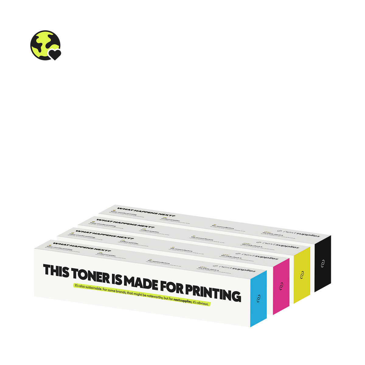 Multipack Kyocera TK-8335 (Zwart/Cyaan/Magenta/Geel). Originele toners, remanufactured.-Nextsupplies