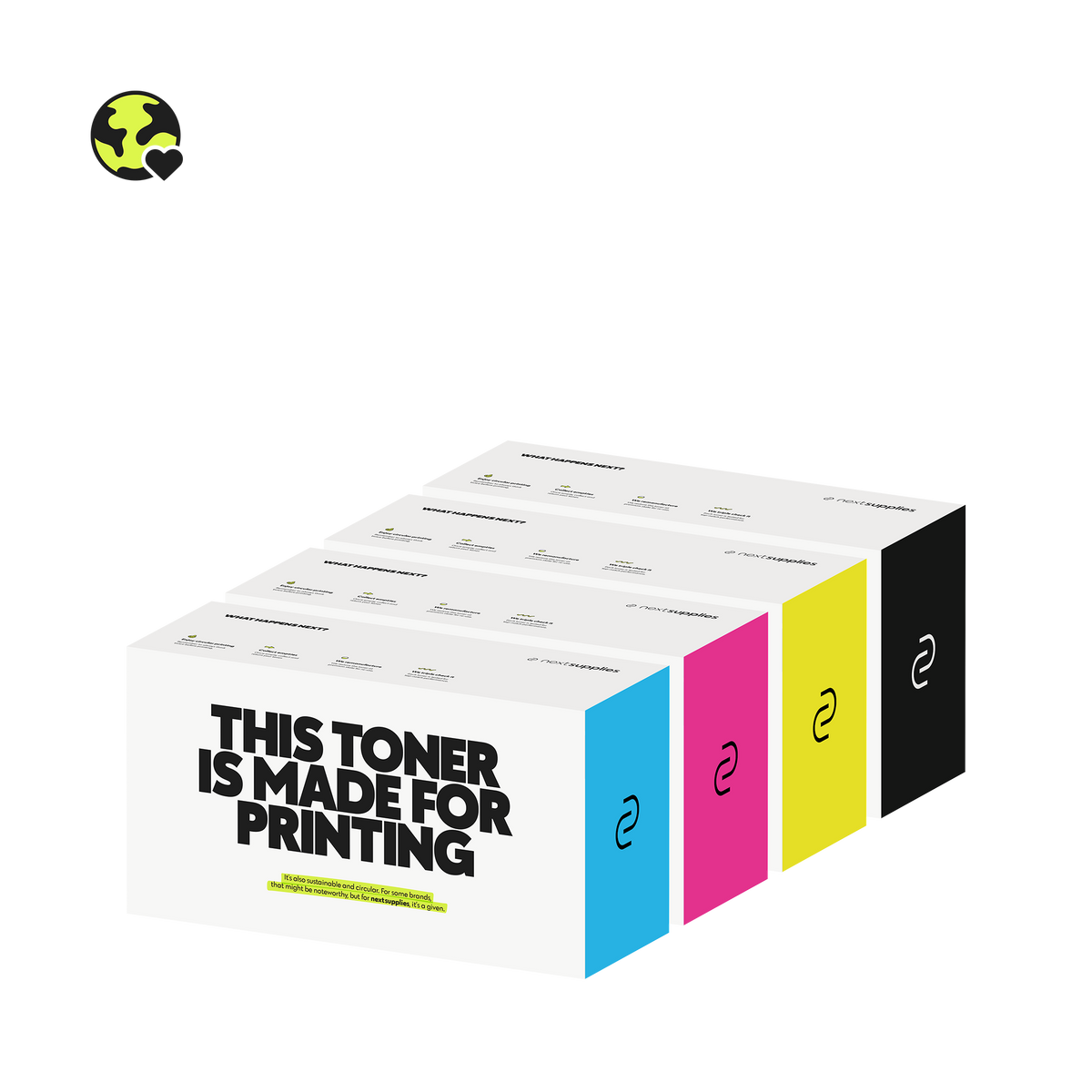 Multipack Samsung C2620 (Zwart/Cyaan/Magenta/Geel). Originele toners, remanufactured.-Nextsupplies