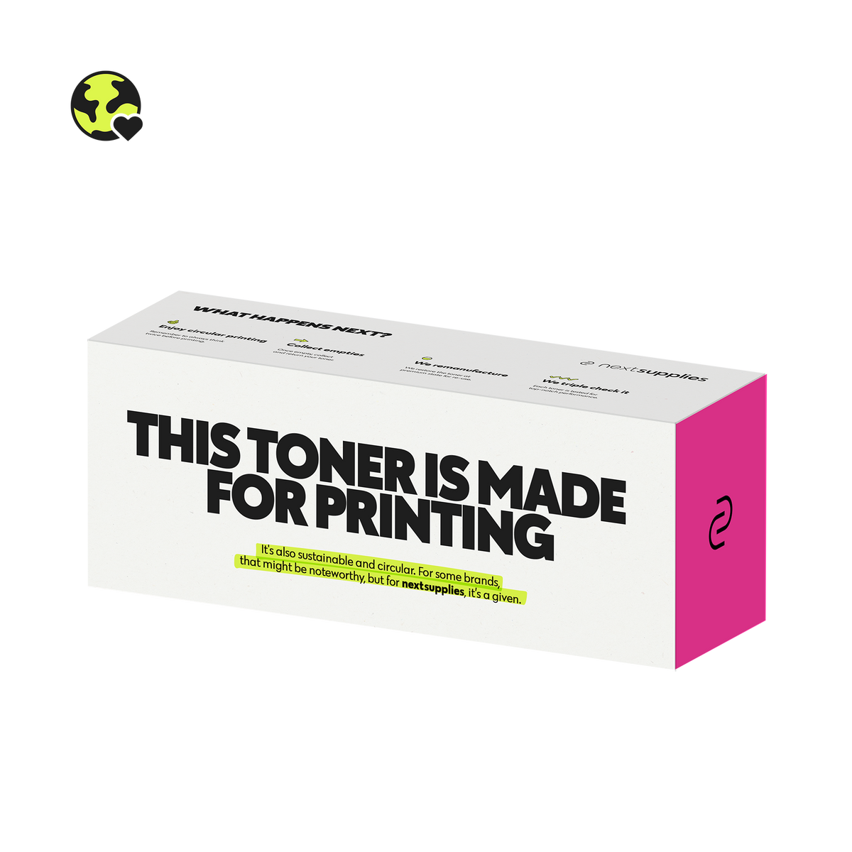 Samsung CLT-M504S/ELS / M504 (Magenta). Originele toner, remanufactured.-Nextsupplies